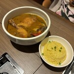クラブメッド 北海道トマム - 北海道スープカレー　色鮮やかな野菜にチキンレッグ