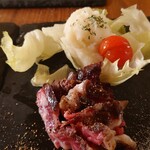 大介の店 - 熟成肉のステーキ　冷蔵庫乾燥熟成肉は一週間以上。濃厚な旨みを味わってください。