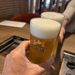 クラブメッド 北海道トマム - 先づは生ビールで乾杯　サッポロクラシックです