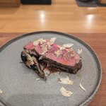 La Stalla - ファッソーネ牛はぎゅっと詰まっているのに不思議な柔らかさで他にはない食感。鹿のヒレに似てるかなあ。味はもっとスッキリとしていますが