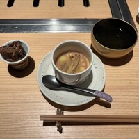 うしうらら - 茶碗蒸しと牛すじ煮込みとわかめスープ