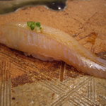 寿司一 - optio A30で撮影。鱚昆布〆。