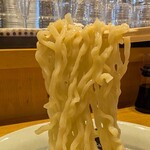 舟場 - 小麦感タップリの中太麺