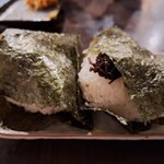 お食事 延仁 - おにぎり(明太子·こぶ)