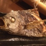 日本酒と朝獲れ鮮魚 源の蔵 - イサキ塩焼き