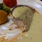 キッチン ブルー グローブ - イナダホワレの断面