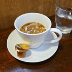 キッチン ブルー グローブ - ホワイトコーヒーへ