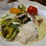 キッチン ブルー グローブ - 最後のワンプレート