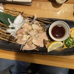 わらせん - 地鶏の藁焼き