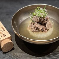 黒毛和牛すじ肉と九条葱