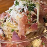 Tucusi - 生ハムの冷製パスタ