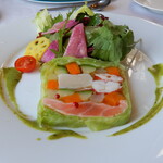 ビストロ ルポルポ - 前菜（オマール海老のテリーヌ）