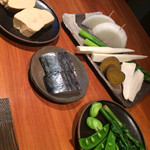 フォアグラ・鰆・春野菜たち