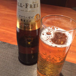 神楽坂 鉄板焼 中むら - ノンアルコールビール