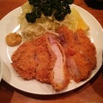 とんかつ喝 - 特ロース定食1850円