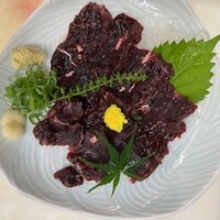 くじら赤身肉のお刺身
