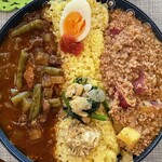 カリー ダイス - ランチのあいがけ