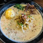 スパイス飯麺 兄弟舎 - 九龍担々麺　950円　＋スパイス味玉100円