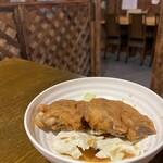 あらかきタコス - 揚げ豚足