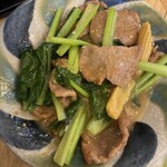 泰林 - 牛肉と青菜のオイスター炒め