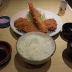 Tonkatsuinabawakou - 海老ひれロースランチbyアライグマのニコちゃん好き