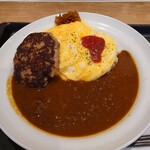 松屋 - 料理写真:ハンバーグオムレツ欧風ビーフカレー