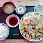 お食事処ひろ - 料理写真:ホルモン天ぷら定食