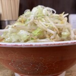 ラーメン専門店 天心 - 野菜ラーメン［大］　〜断面〜