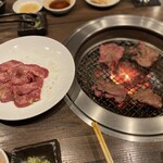 炭火焼肉 久 - 追加のタン