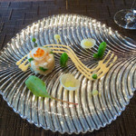 ラヴィマーナ アネックス パチャ - 北海道産帆立貝と彩野菜のマセドワーヌ