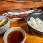 平家の里 - 鹿上ロース定食～☆