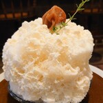 ヱビス珈琲 - 梅みるく と カリカリ梅 1,200円✨紀州南高梅のシロップがミルクシロップとこんなに合うなんて…✨中にはカリカリ梅！