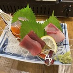 磯丸水産 - 刺身3点盛り