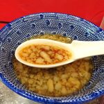 ラーメン タロー 五反田の陣 - つけ麺豚入り1,100円（野菜マシ、削り節）