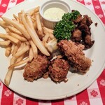 グランド・セントラル・オイスターバー&レストラン - カキフライとポテトのランチセット1400円は予想以上に美味しく大満足
