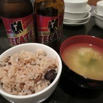 Bar 宮 - 豆のご飯。たまに炊いてたりする。。
