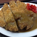 満福食堂 勝ちゃん - カレー（500円）+とん勝（250円）