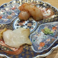 築地青空三代目 丸の内 - つぶ貝　ボタン海老