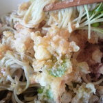 おろしそば（薬味など入れて混ぜます）