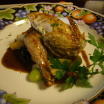 Sakuratei - 紅葉狩膳（3800円）…「雛鶏のロースト」（４品からチョイス）