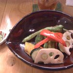 Yakumiya - 焼き野菜のアボガドソース添え
