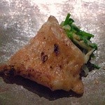 虎白 - 金目鯛焼きと芹胡麻和え(2014-4)