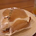 カフェ ラーチ - 和梨＆カスタードのタルト