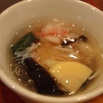 Genji[源氏] - おすすめ源氏弁当③（胡麻豆腐 かに餡かけ）