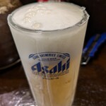 粉ひで - いつもキンキンに冷えてやがる生ビール