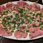 粉ひで - 本日のおススメ、ネギチャーシュー