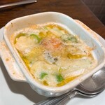 ダ マッサ - 蘭王卵と緑アスパラ　オーブン焼　白トリュフと