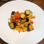 ダ マッサ - カサレッチ　北海道新さんまとサフィア茄子、ミニトマト