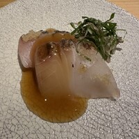 京都 鮨ノ蔵 - マナガツオのタタキ