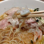 麺家 たけ田 - 蟹の身
